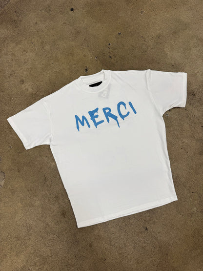 White/Blue NM Tee