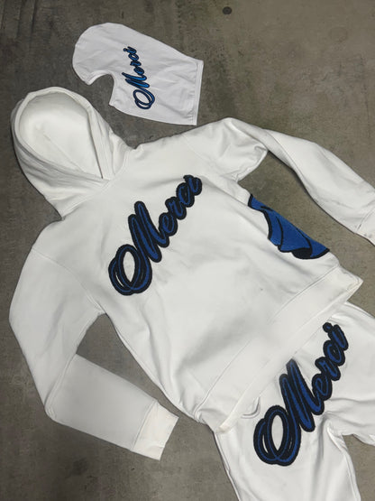 White/Blue Ghost Track Suit