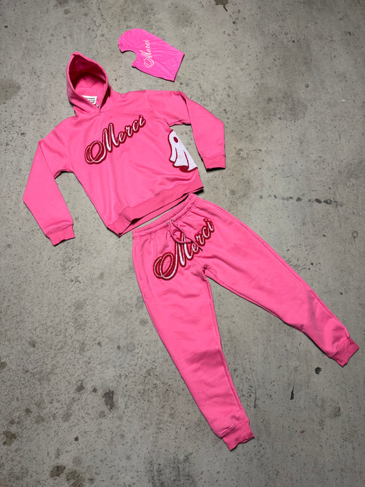 Pink Ghost Track Suit