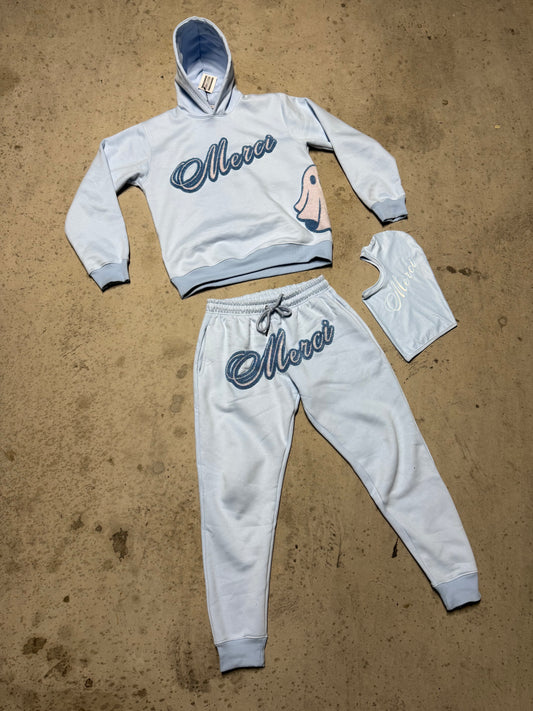 Baby Blue Ghost Track Suit